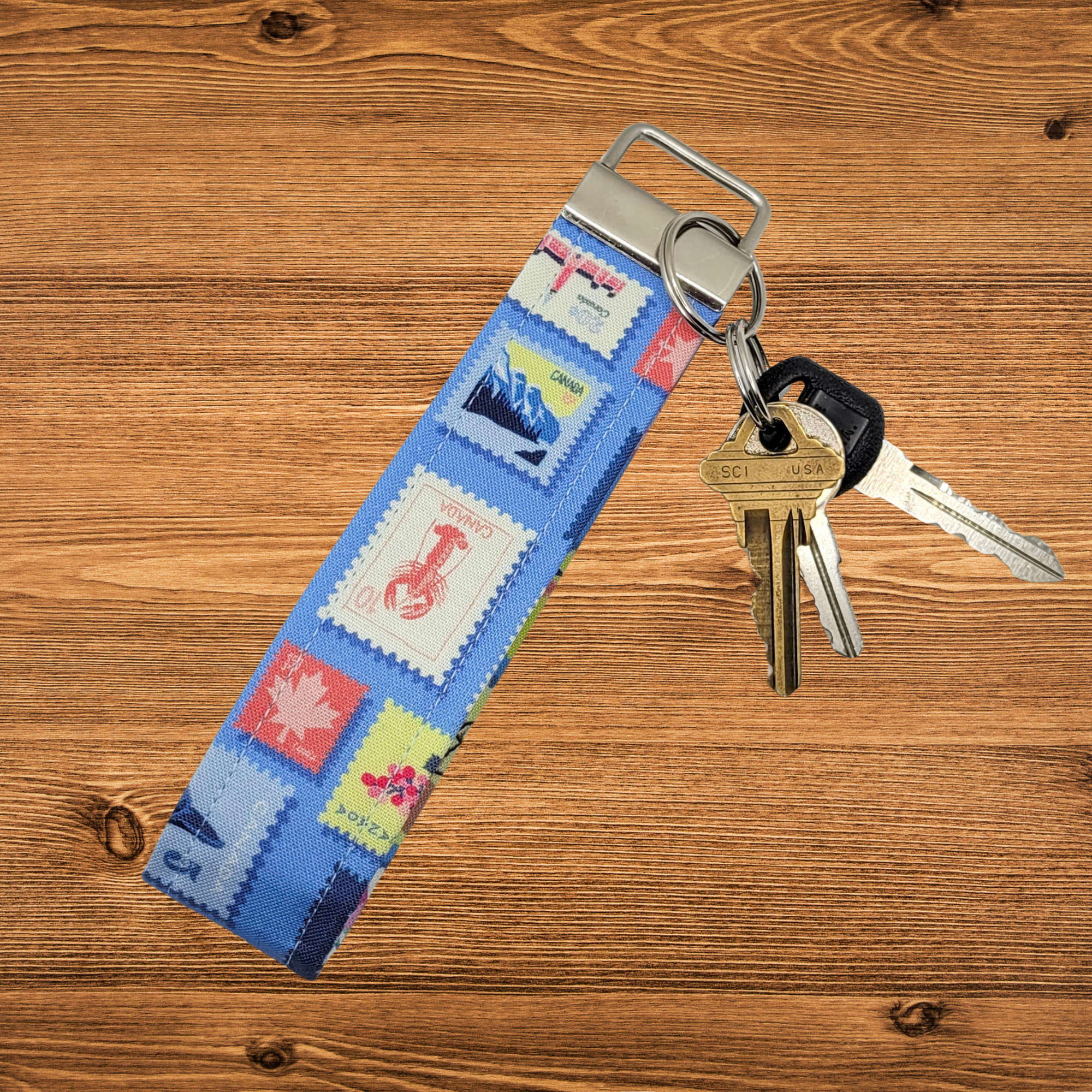 True North Post Wristlet Keychain