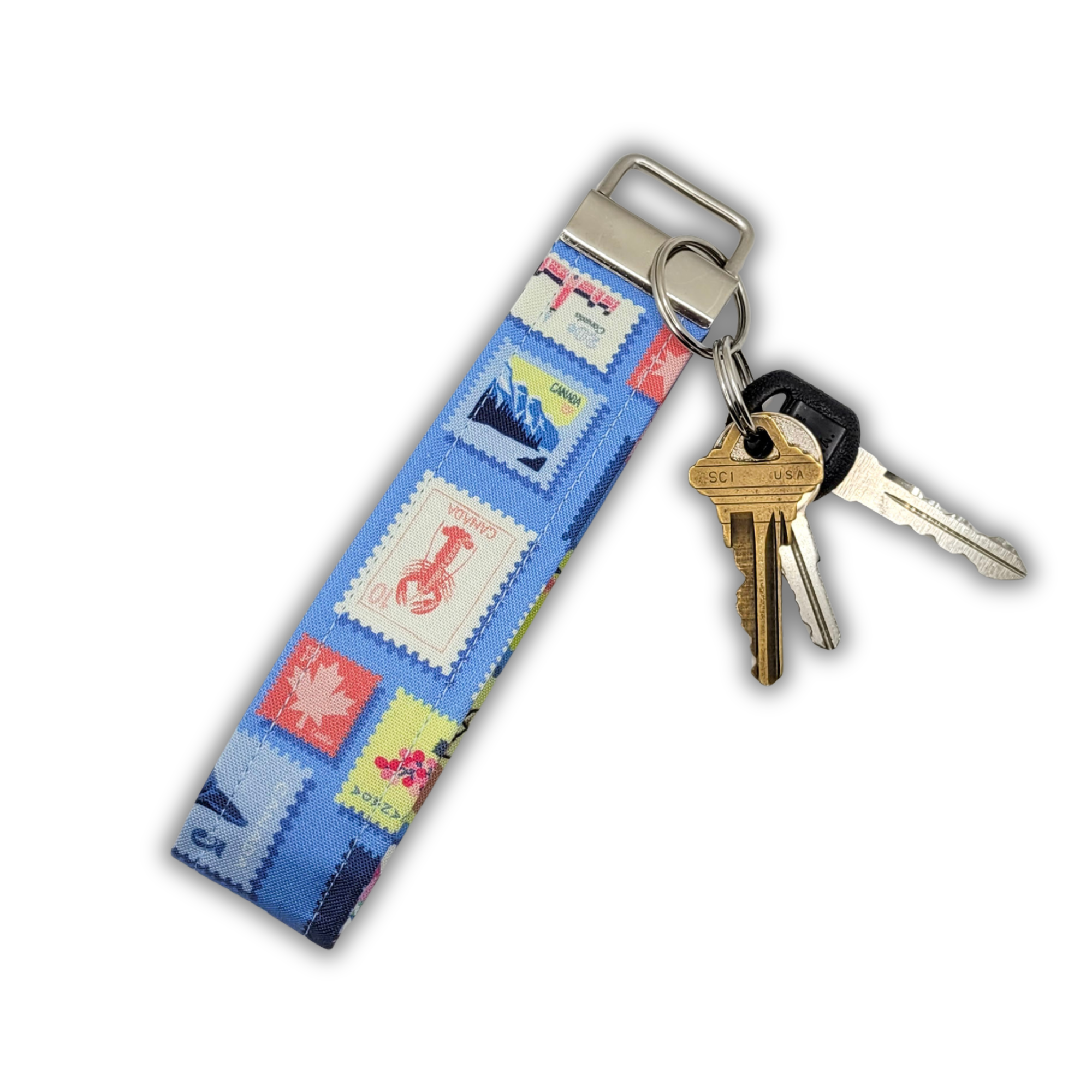 True North Post Wristlet Keychain