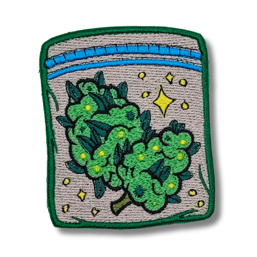 Bag of Bud Embroidered Patch