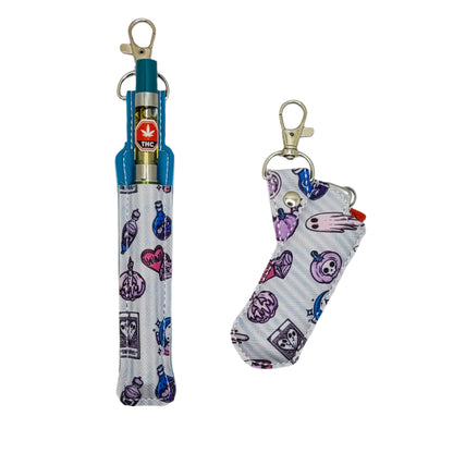 Witchy Vibes Stripes Vinyl Pen Case