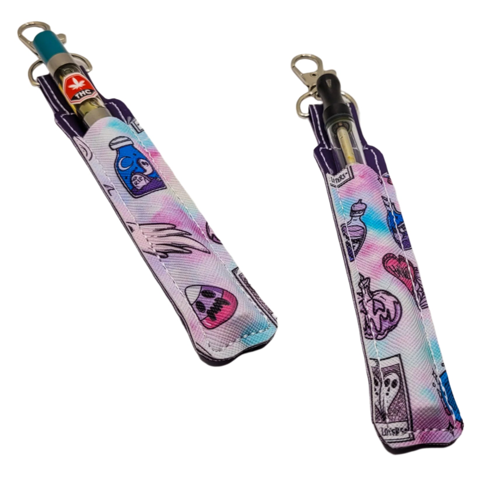 Witchy Vibes Tie-Dye Vinyl Pen Case
