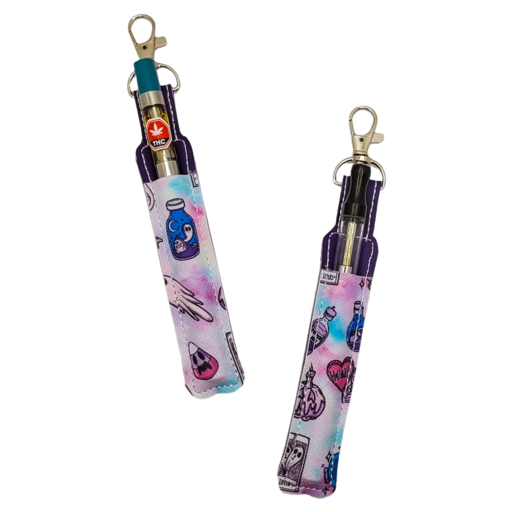 Witchy Vibes Tie-Dye Vinyl Pen Case