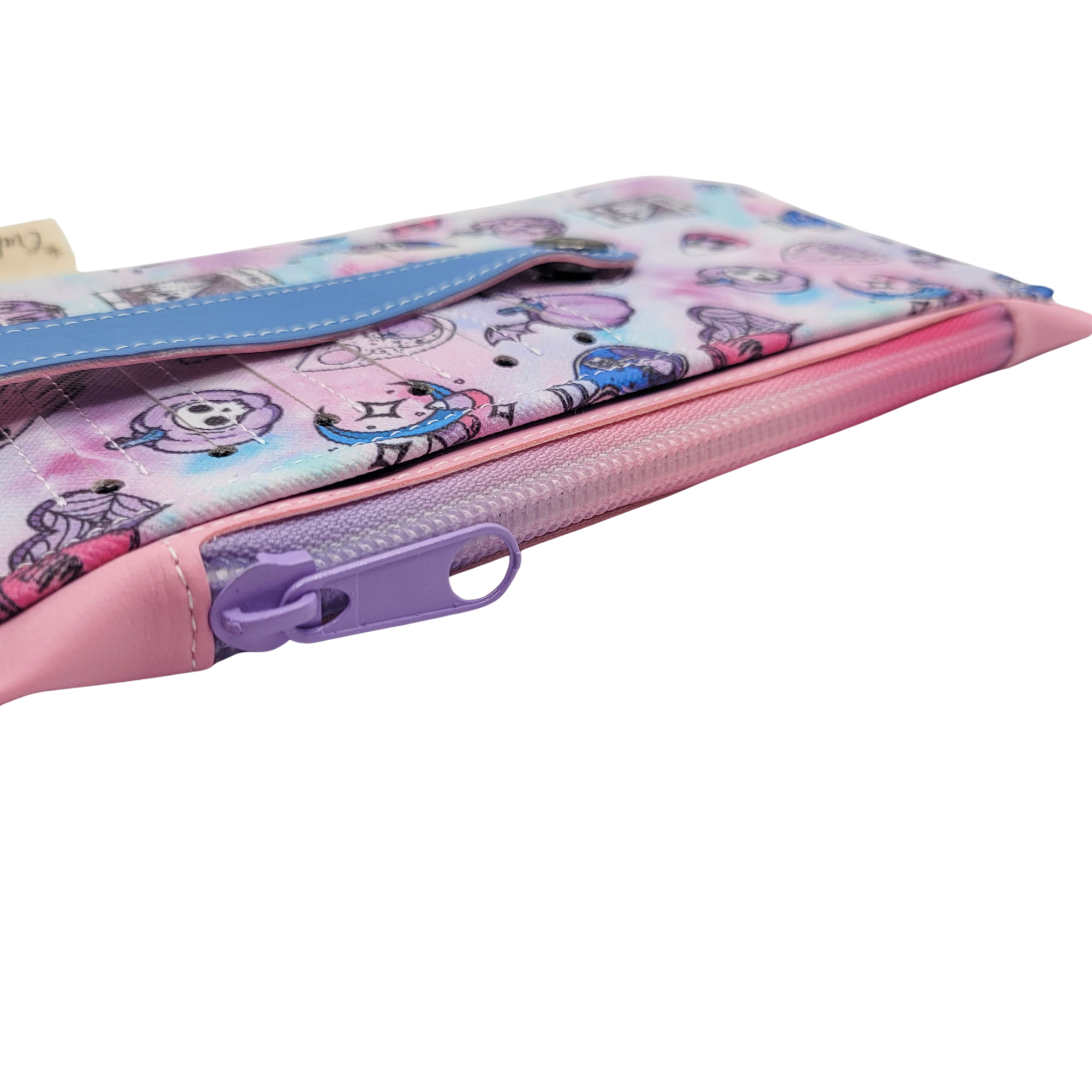 Witchy Vibes Tie-Dye Vinyl Slim Wallet