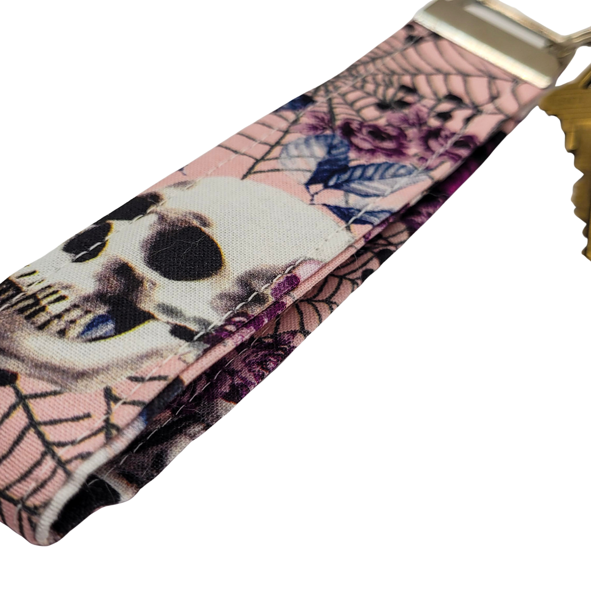 Skull Garden Wristlet Keychain