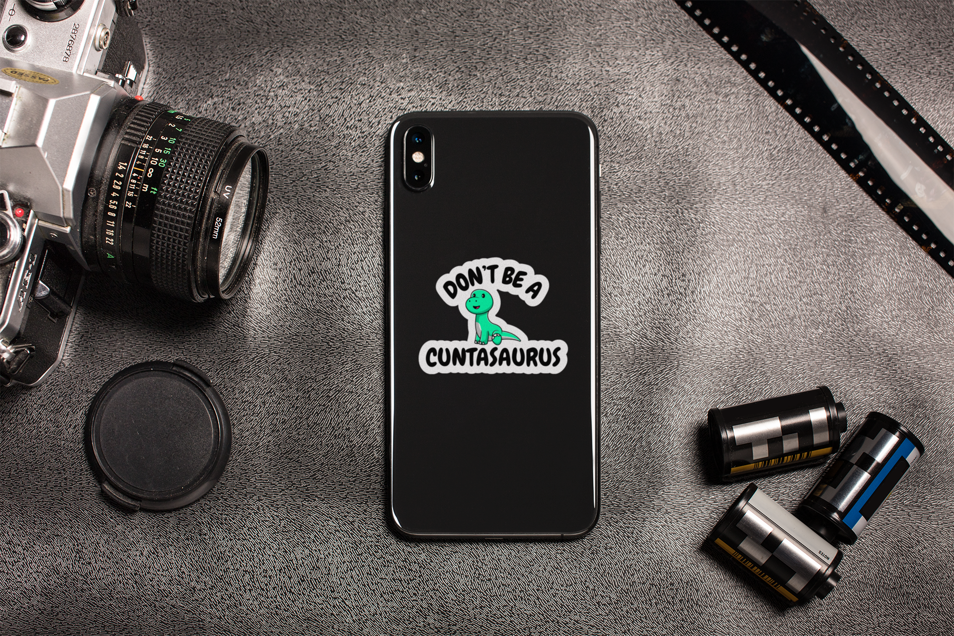 Don't Be A Cuntasaurus Vinyl Sticker