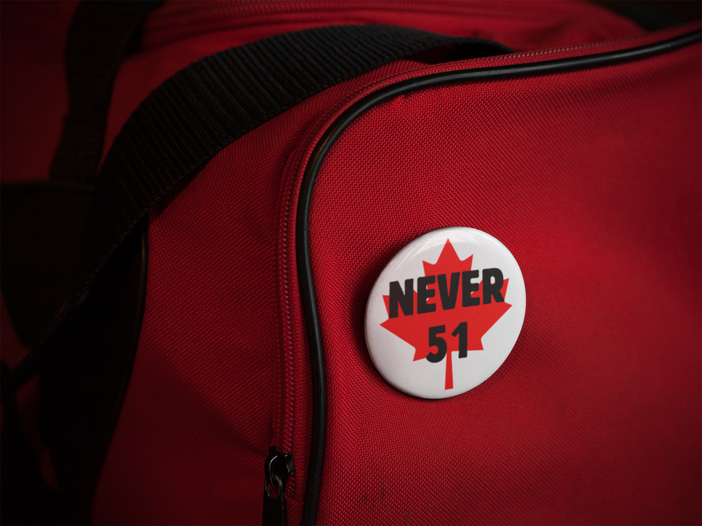 Never 51 Pinback Button