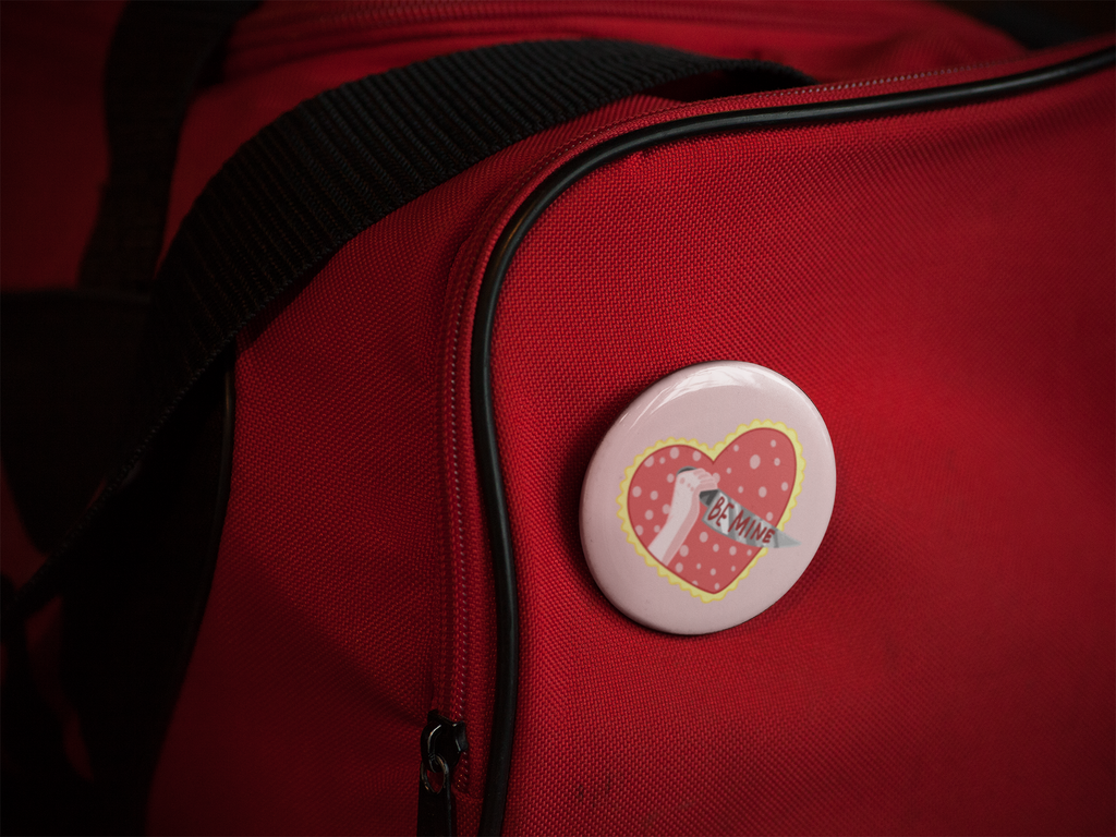 Be Mine Pinback Button