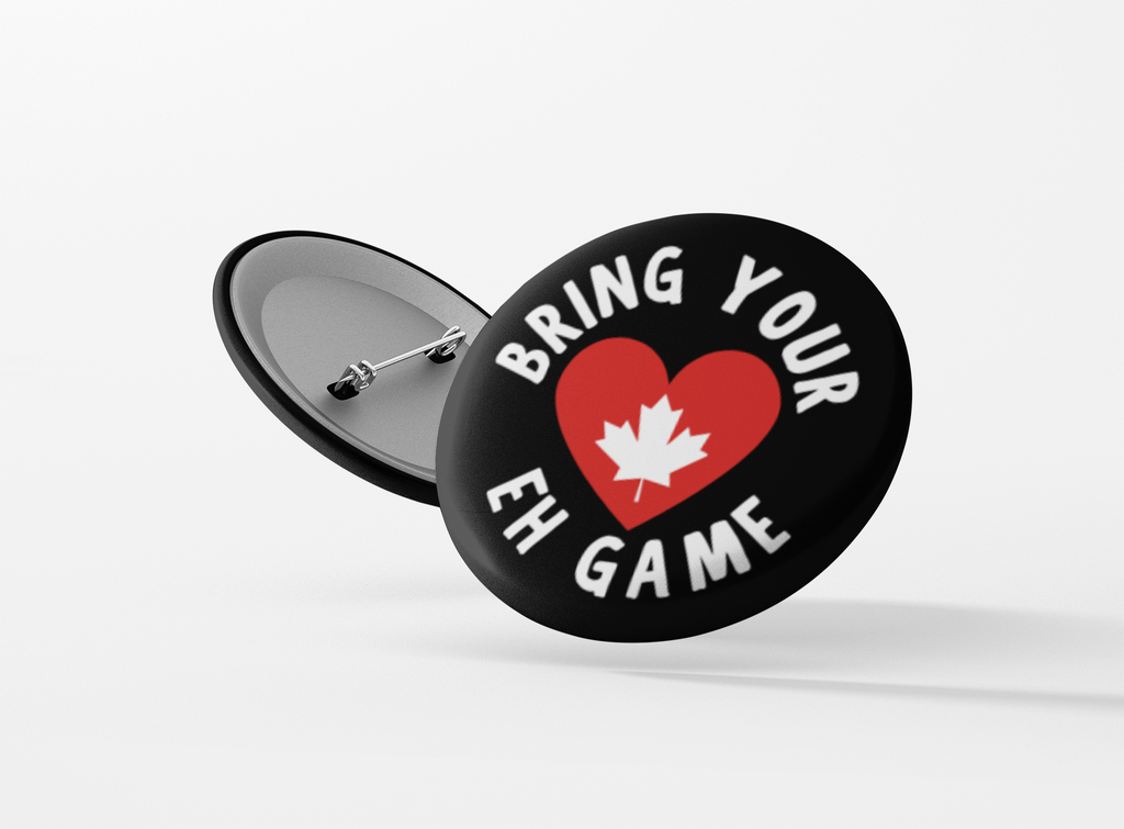 Bouton Pinback « Apportez votre jeu Eh »