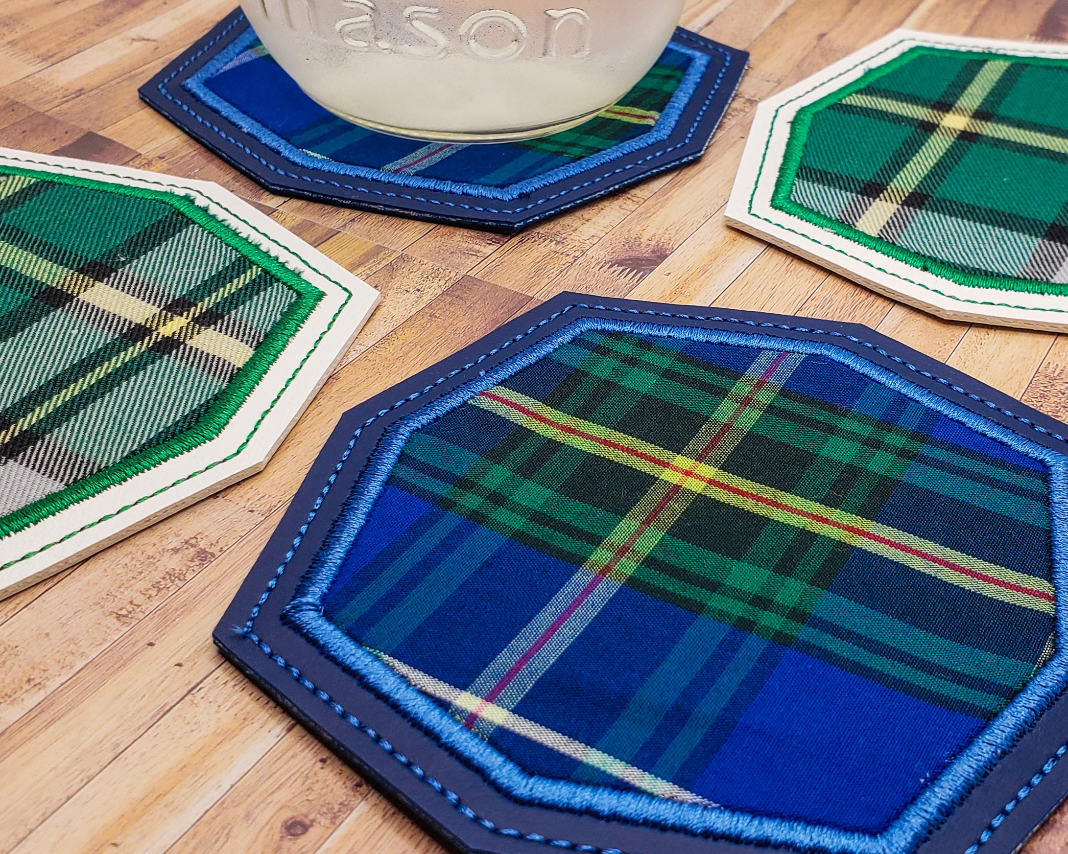 Nova Scotia & Cape Breton Tartan Coasters
