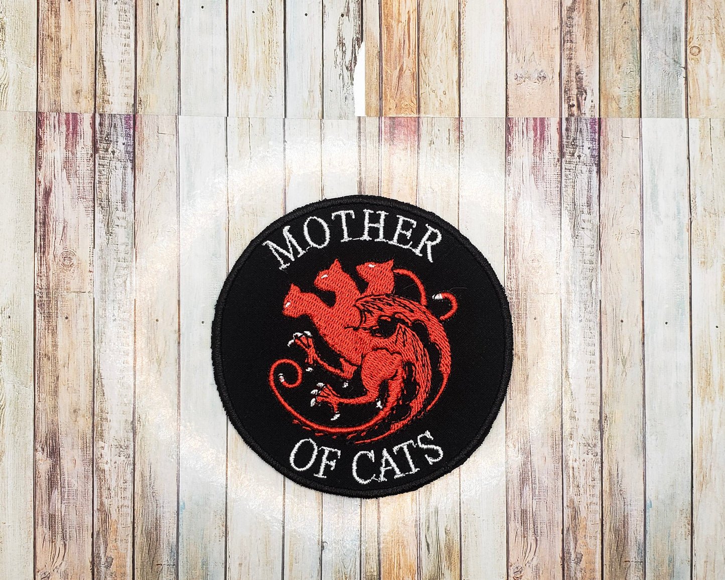 Mother of Cats Embroidered Patch