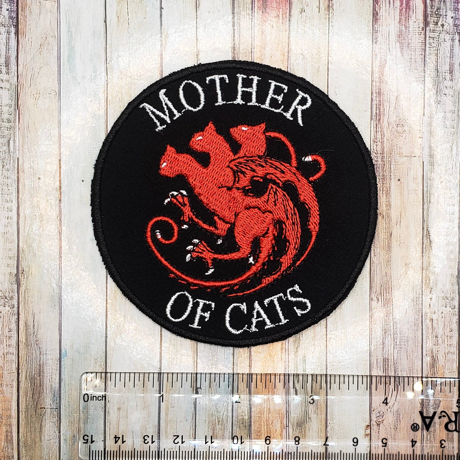 Patch brodé Mère des chats