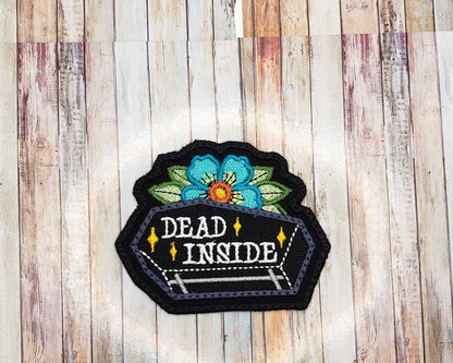 Dead Inside Coffin Patch