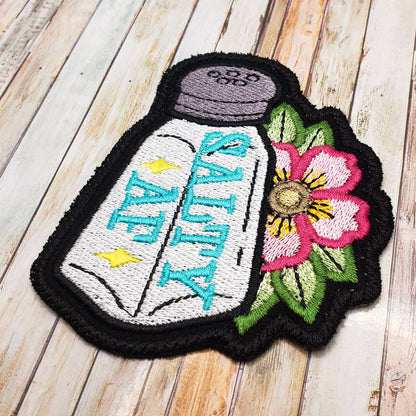 Salty AF Embroidered Patch