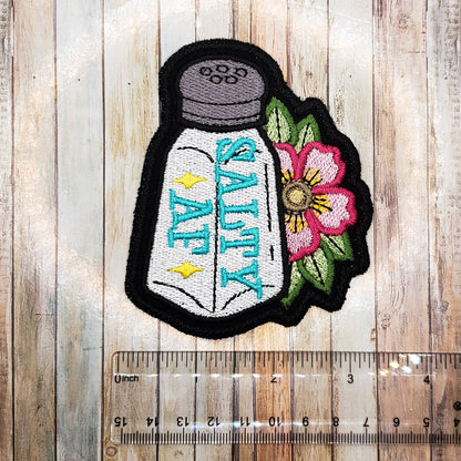 Salty AF Embroidered Patch