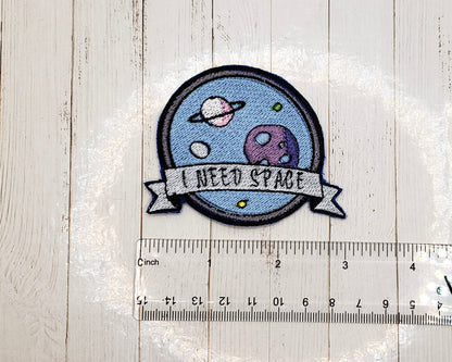 I Need Space Embroidered Patch
