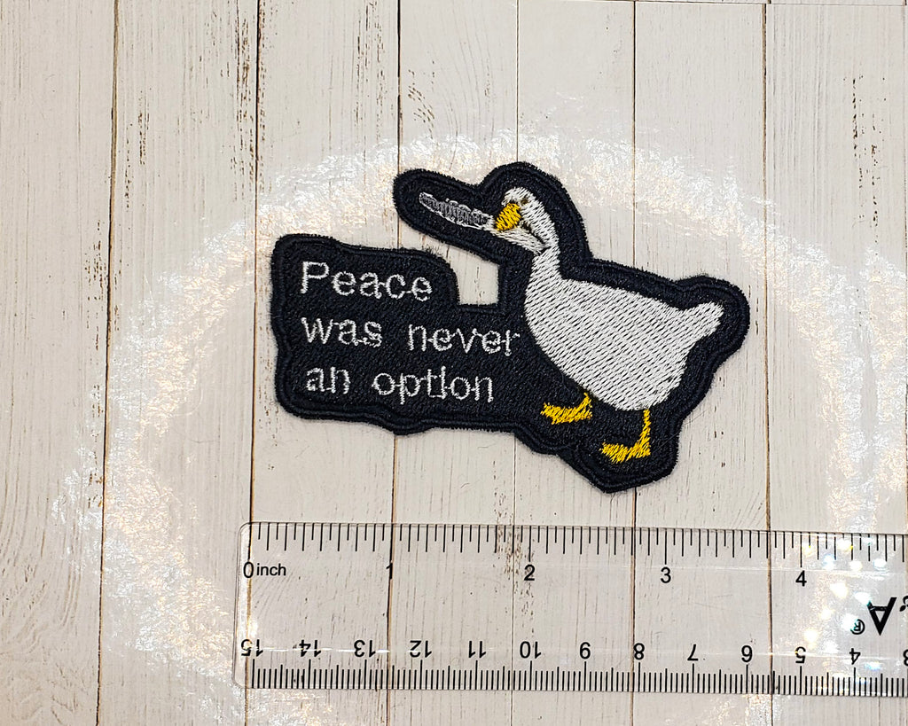La paix n'a jamais été une option Patch