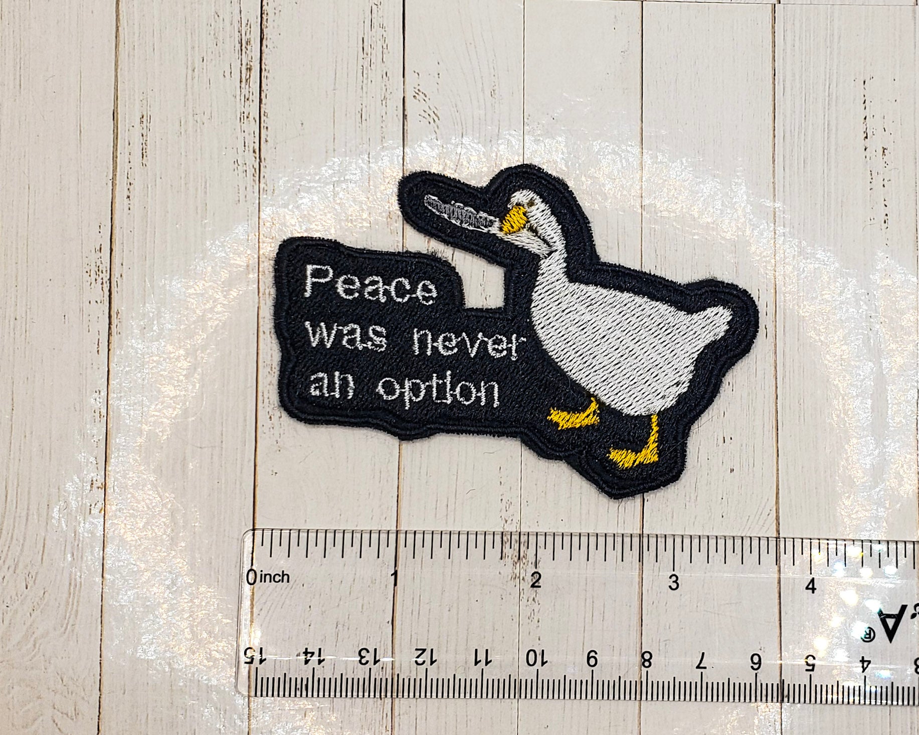Peace Was Never An Option Patch