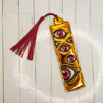 Evil Eye Embroidered Bookmark