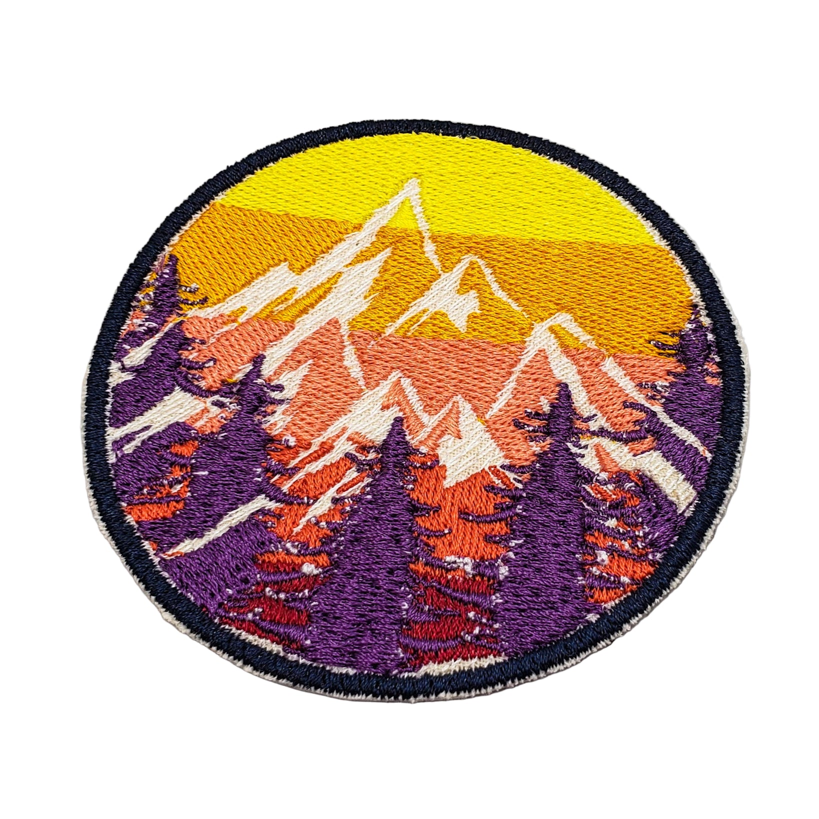 Patch brodé Skyline de montagne