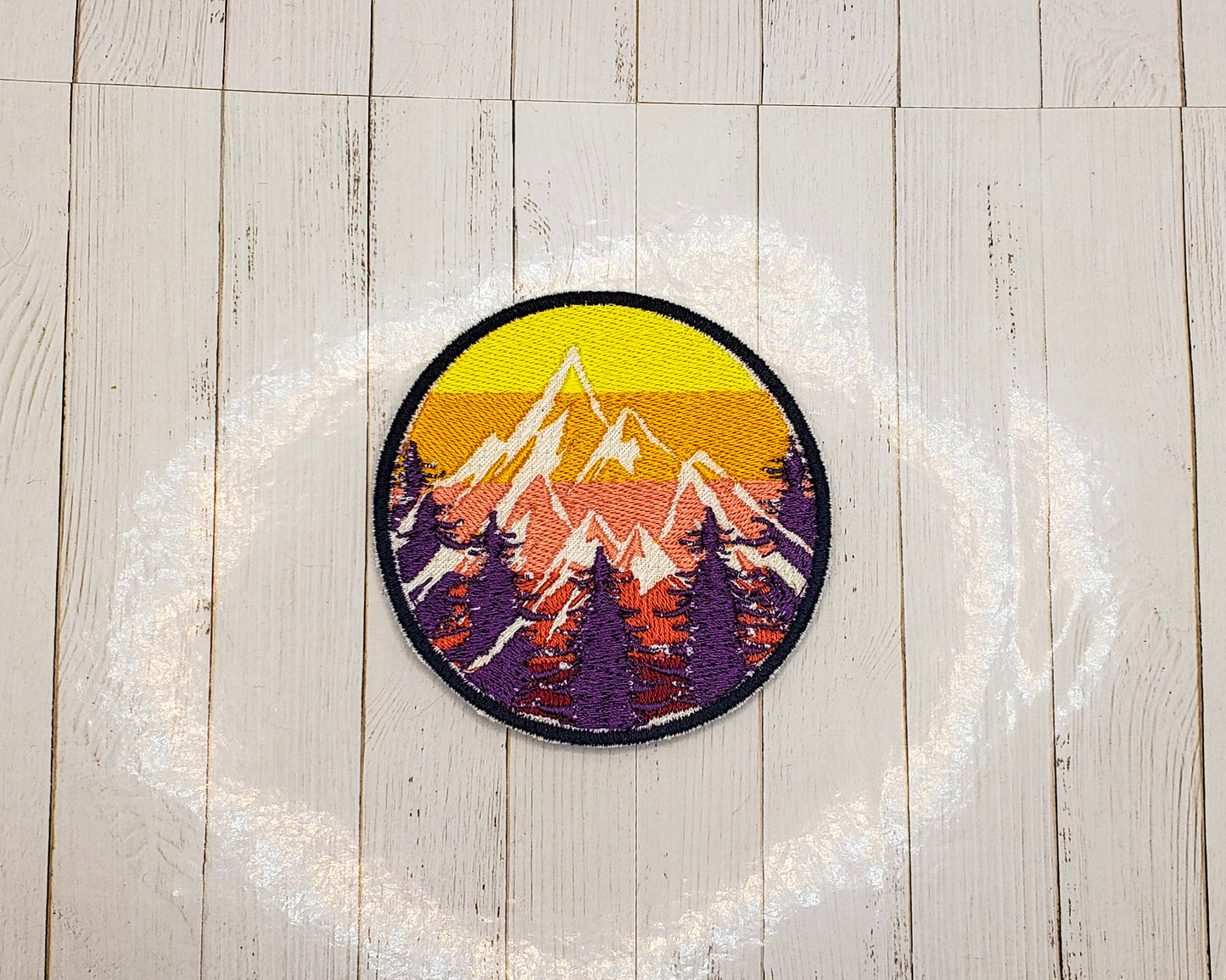 Mountain Skyline Embroidered Patch