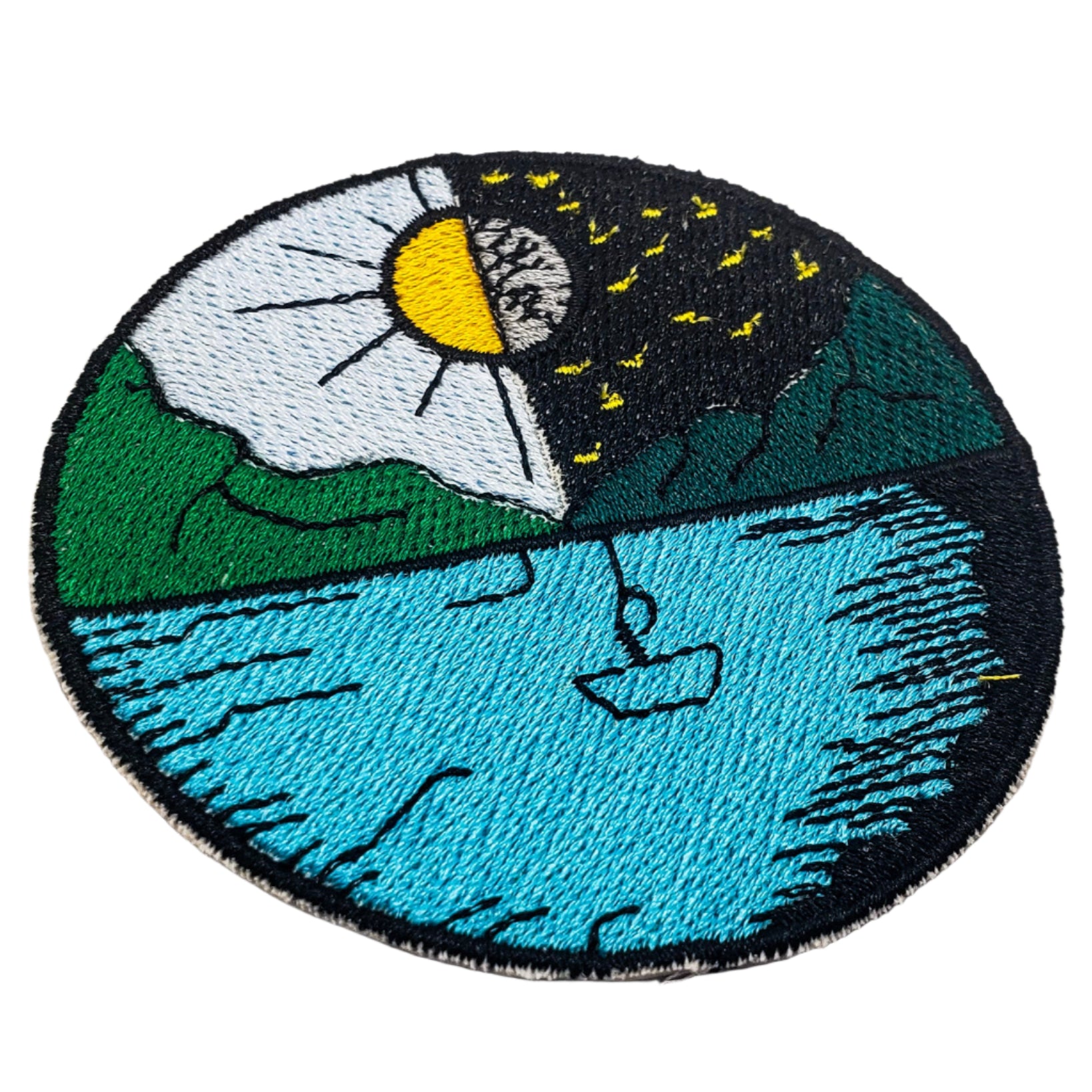 Patch thermocollant brodé « Day to Night »