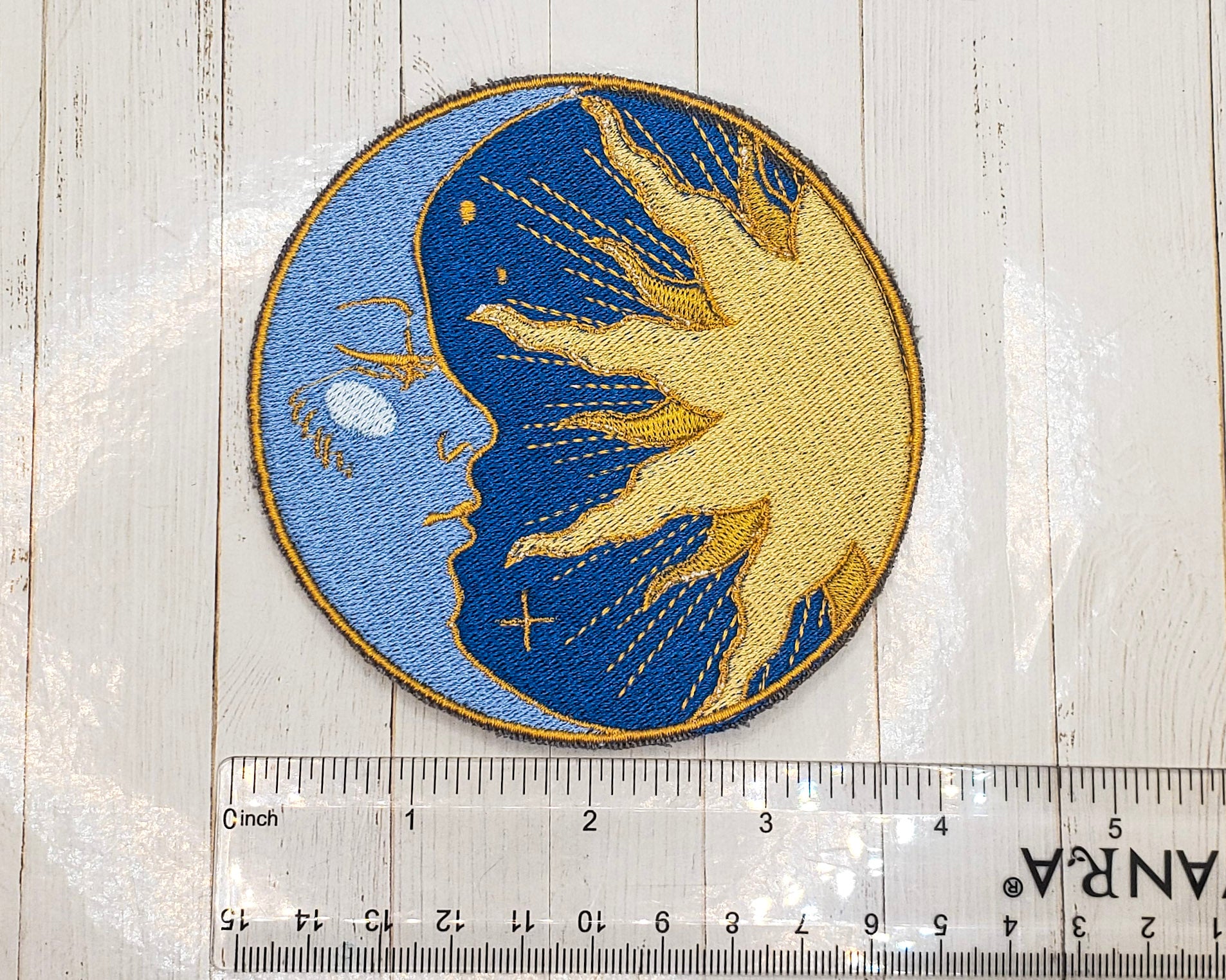 Moon & Sun Embroidered Patch