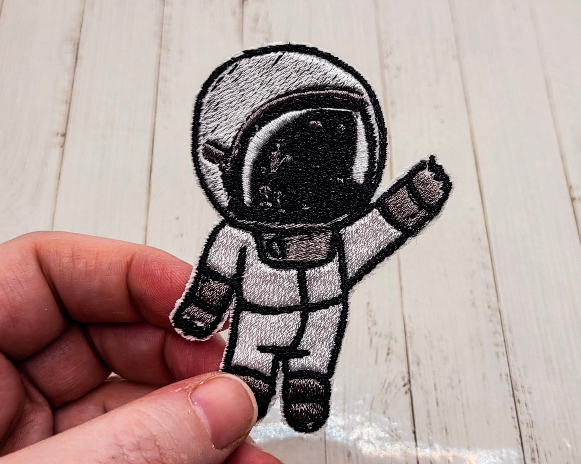 Astronaut Embroidered Iron On Patch