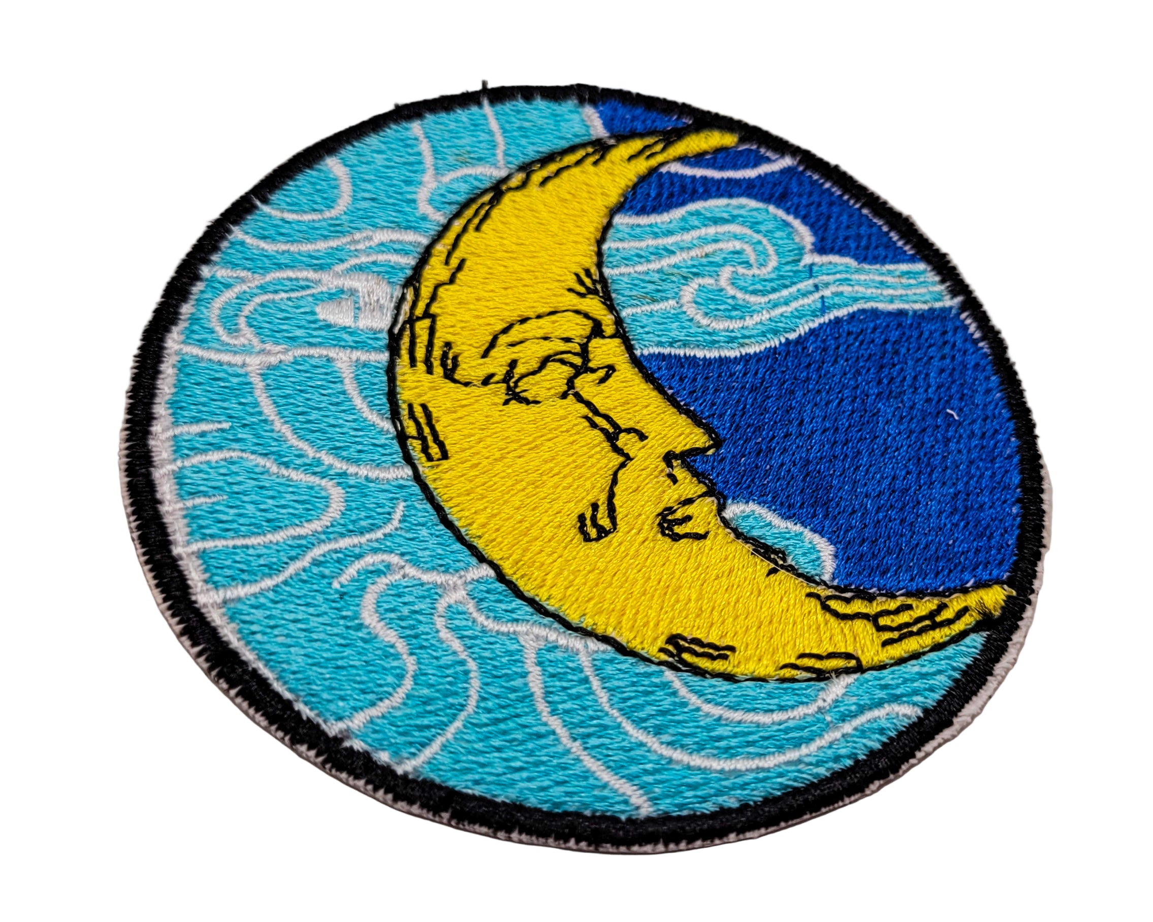 Man in the Moon Embroidered Patch