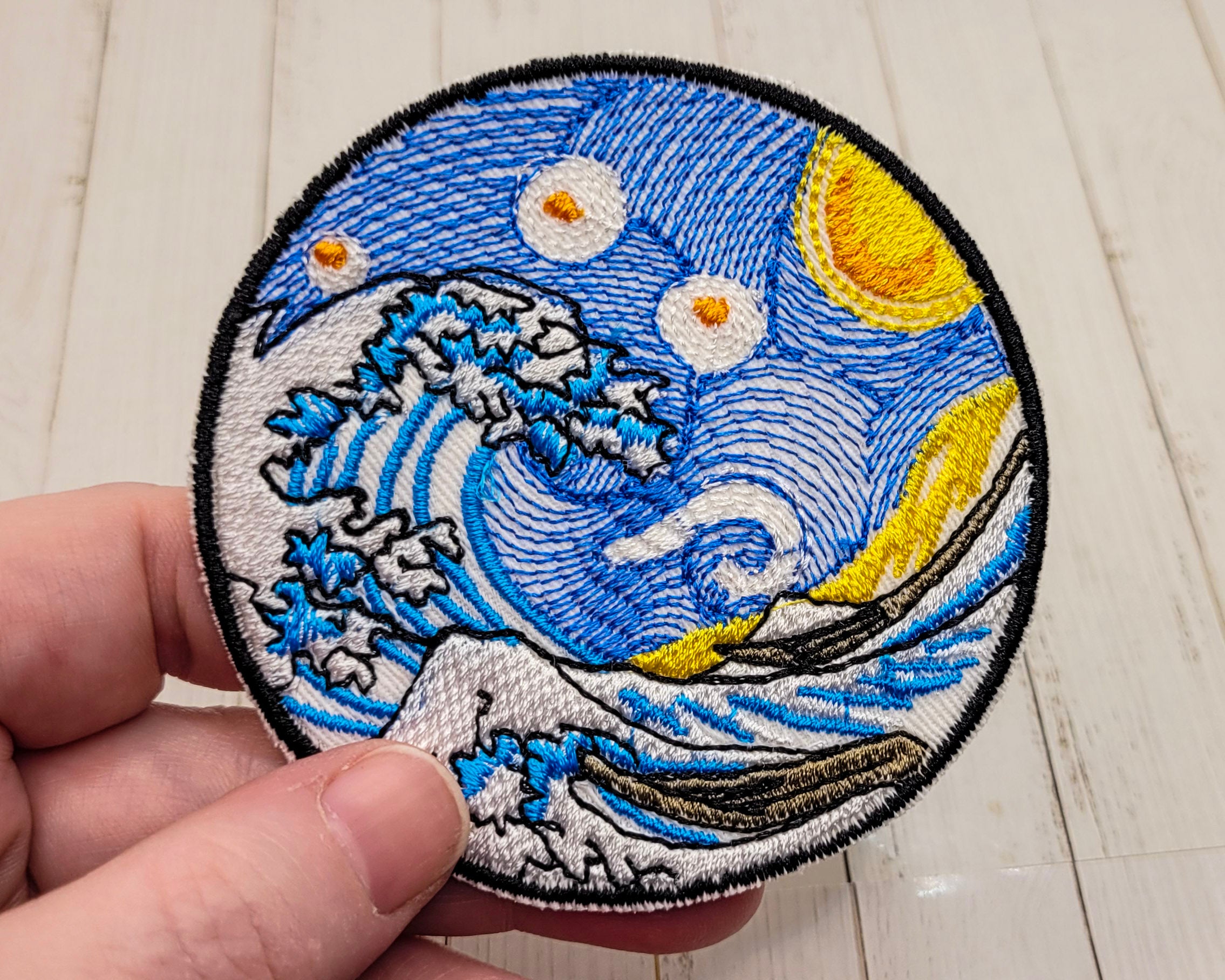 Le patch brodé Wave 