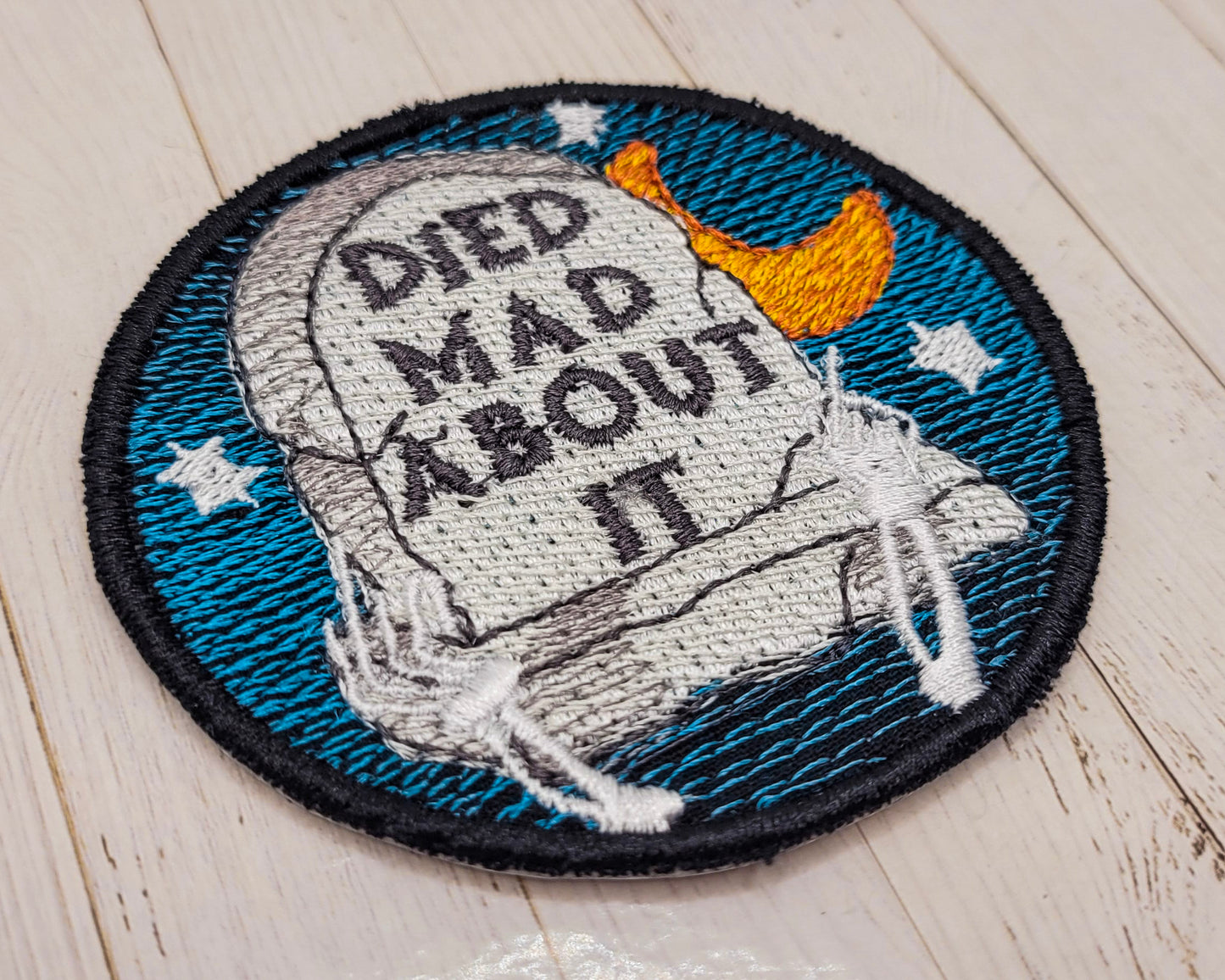 Died Mad About It Embroidered Patch