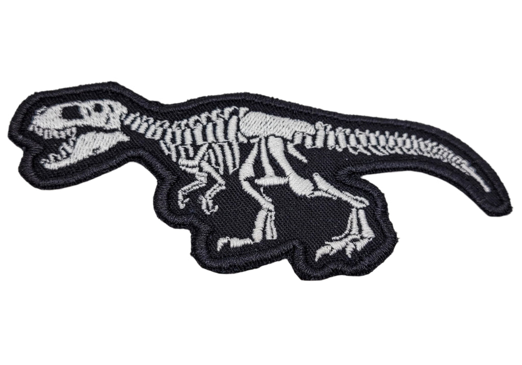 T-Rex Skeleton Embroidered Patch