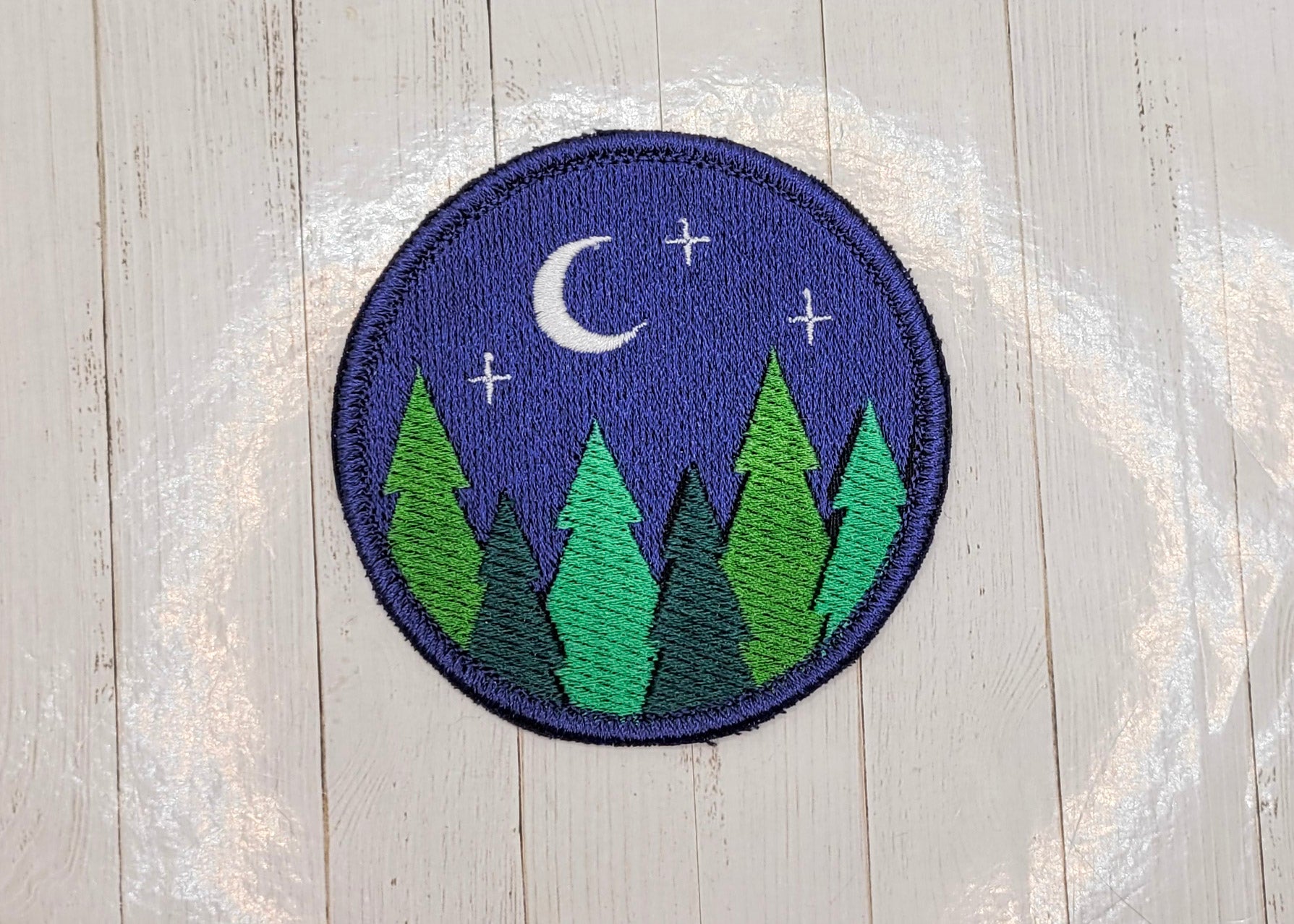 Patch brodé Nuit de la forêt