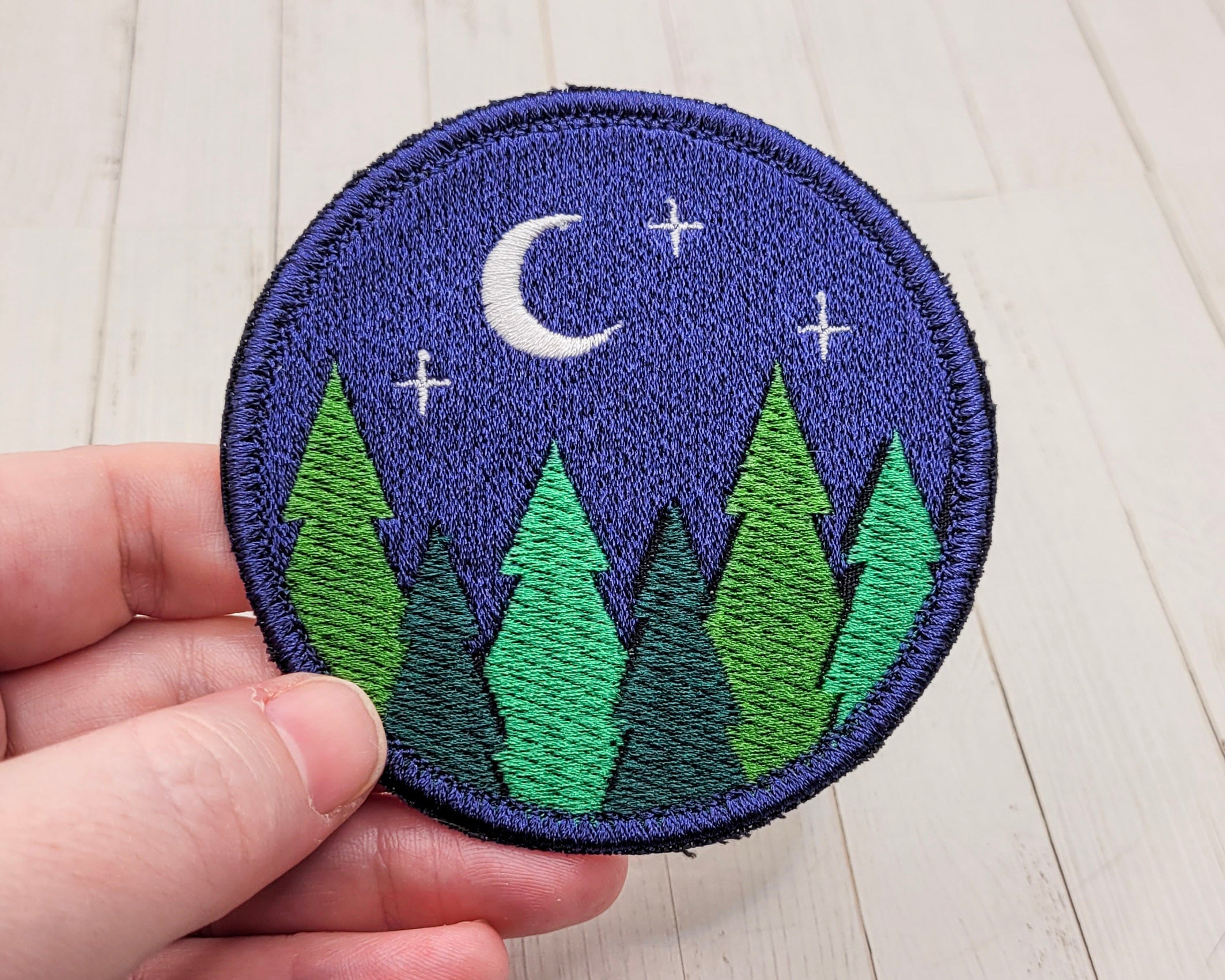 Patch brodé Nuit de la forêt