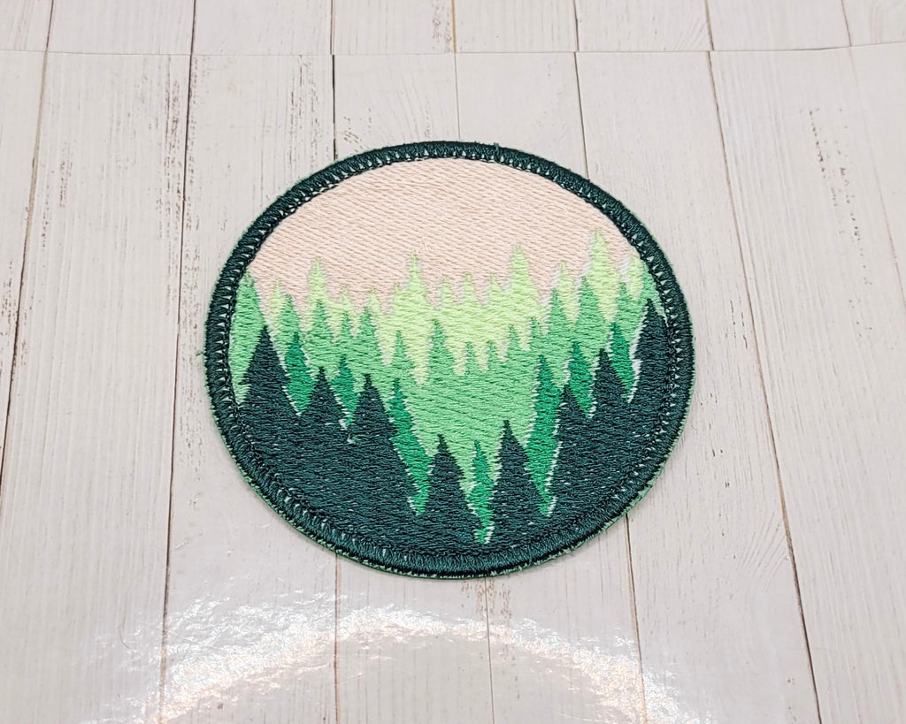 Deep Forest Embroidered Patch