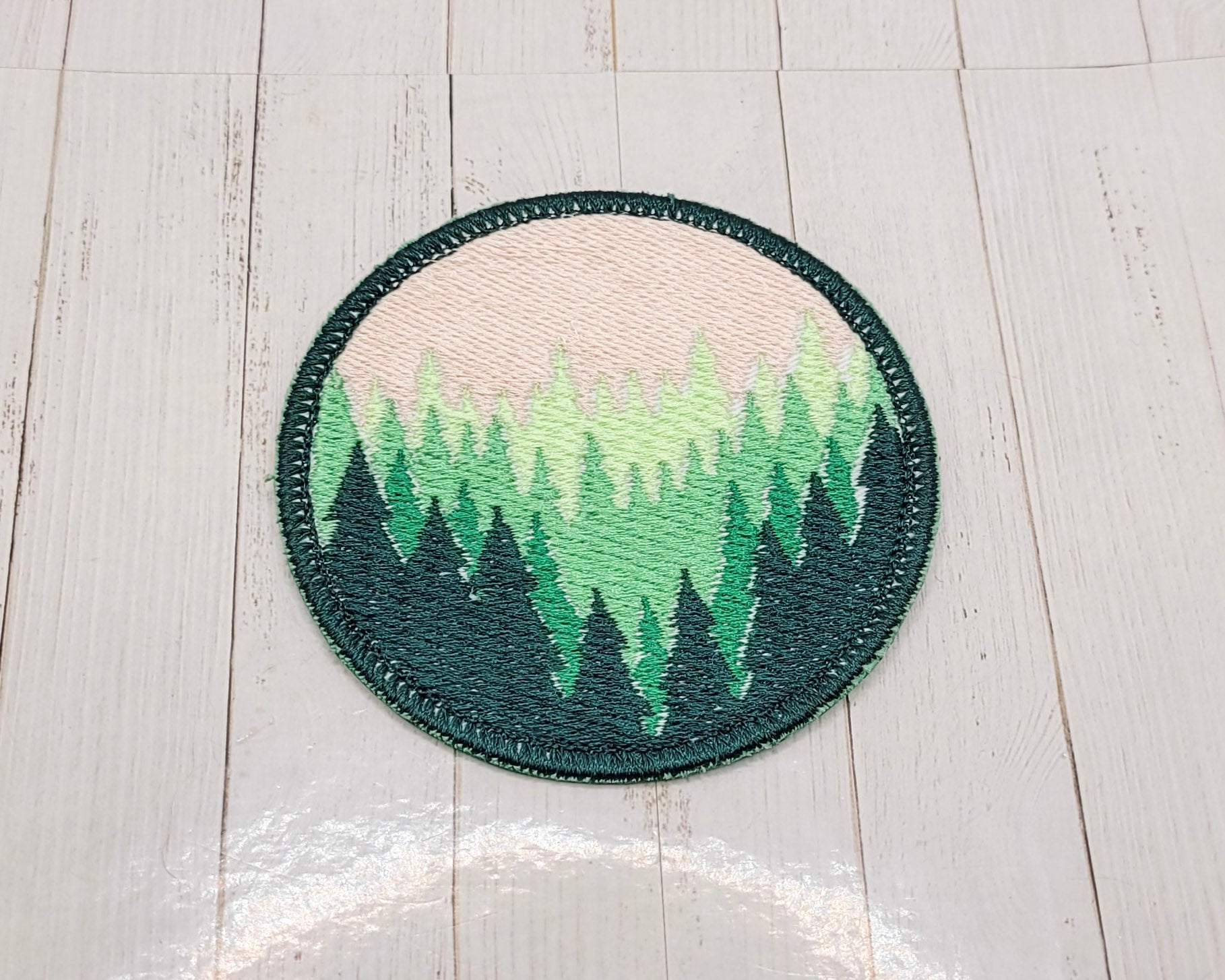 Deep Forest Embroidered Patch