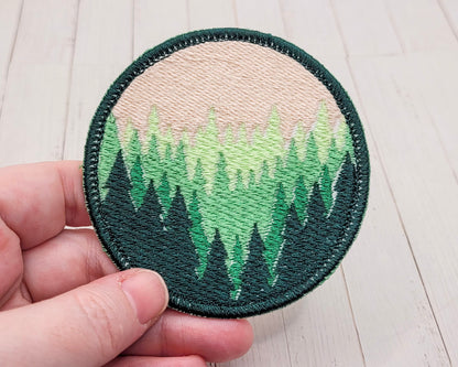 Deep Forest Embroidered Patch
