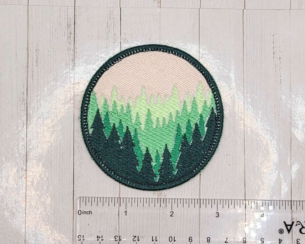 Deep Forest Embroidered Patch