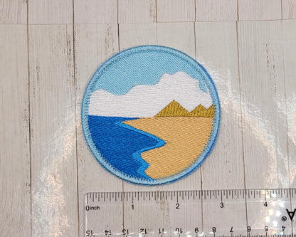 Beach Coast Embroidered Patch