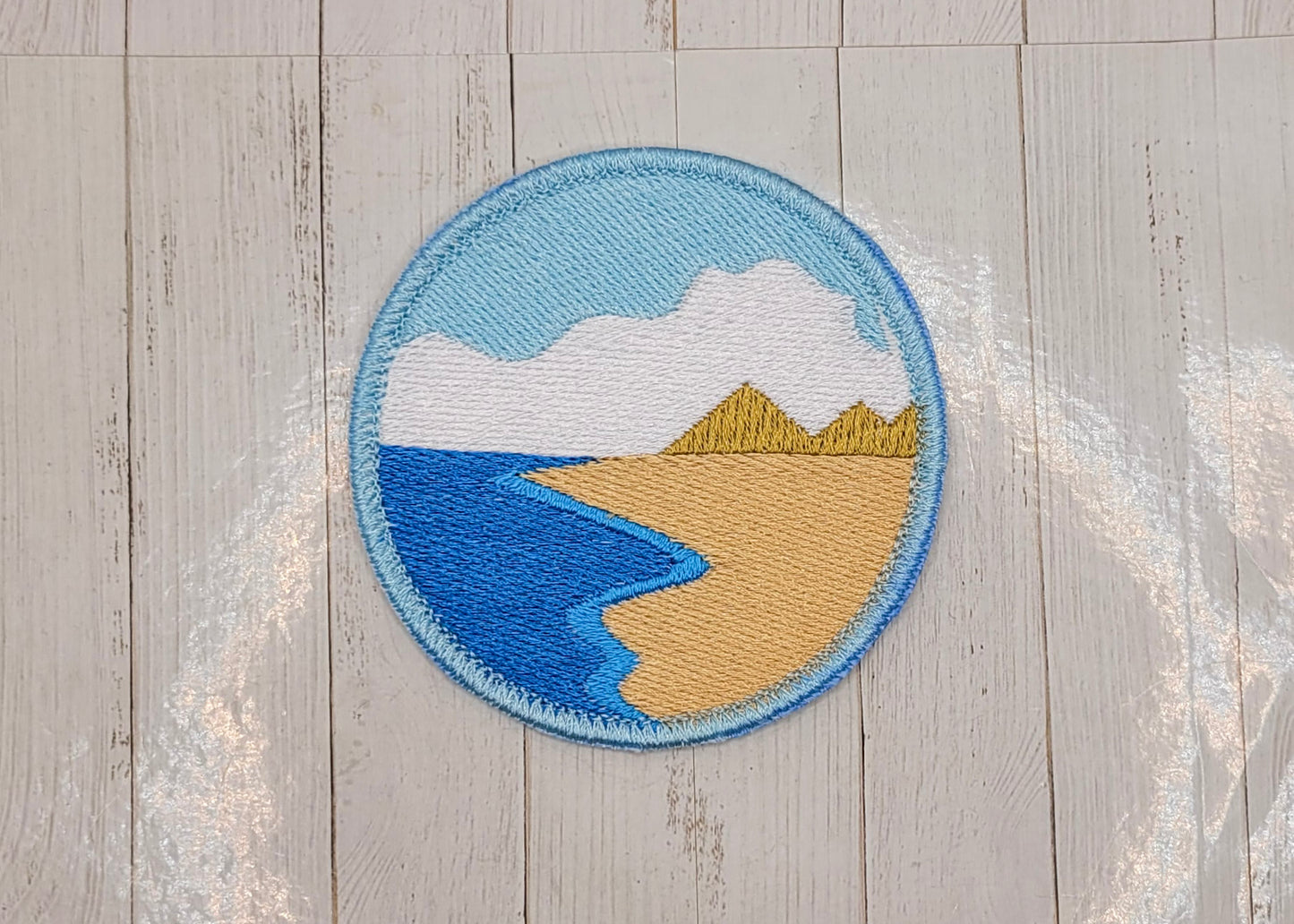 Beach Coast Embroidered Patch