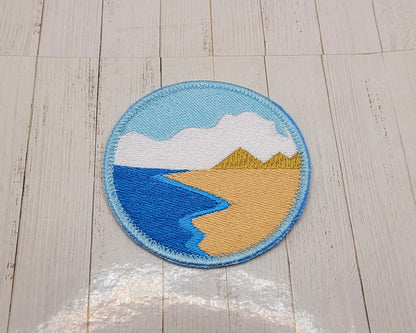 Beach Coast Embroidered Patch