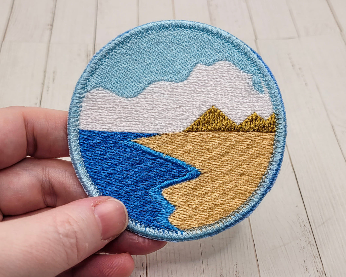 Beach Coast Embroidered Patch