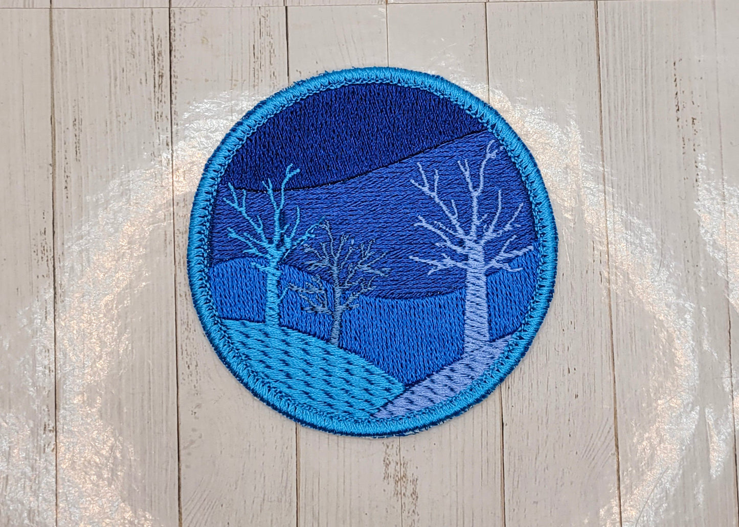Winter Nights Embroidered Patch