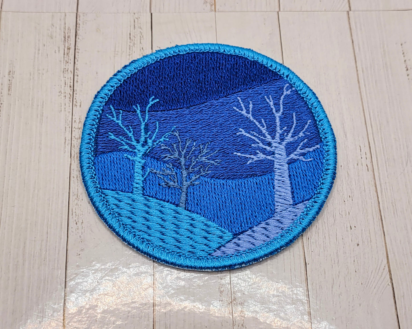 Winter Nights Embroidered Patch