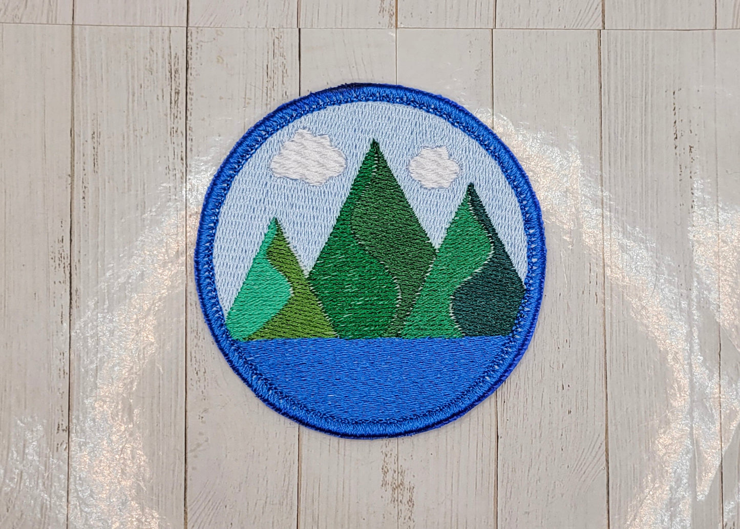 Mountain Coast Embroidered Patch