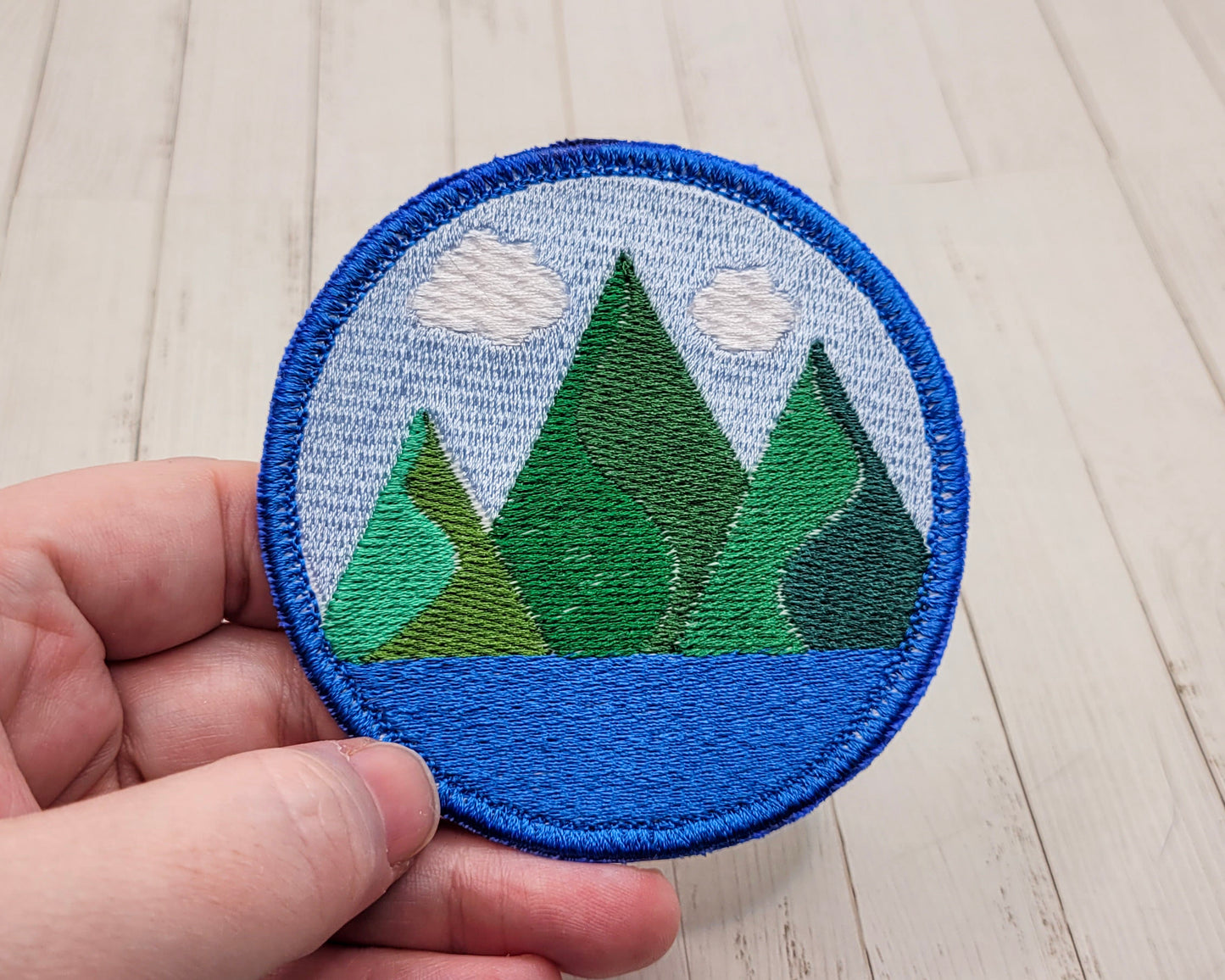 Mountain Coast Embroidered Patch