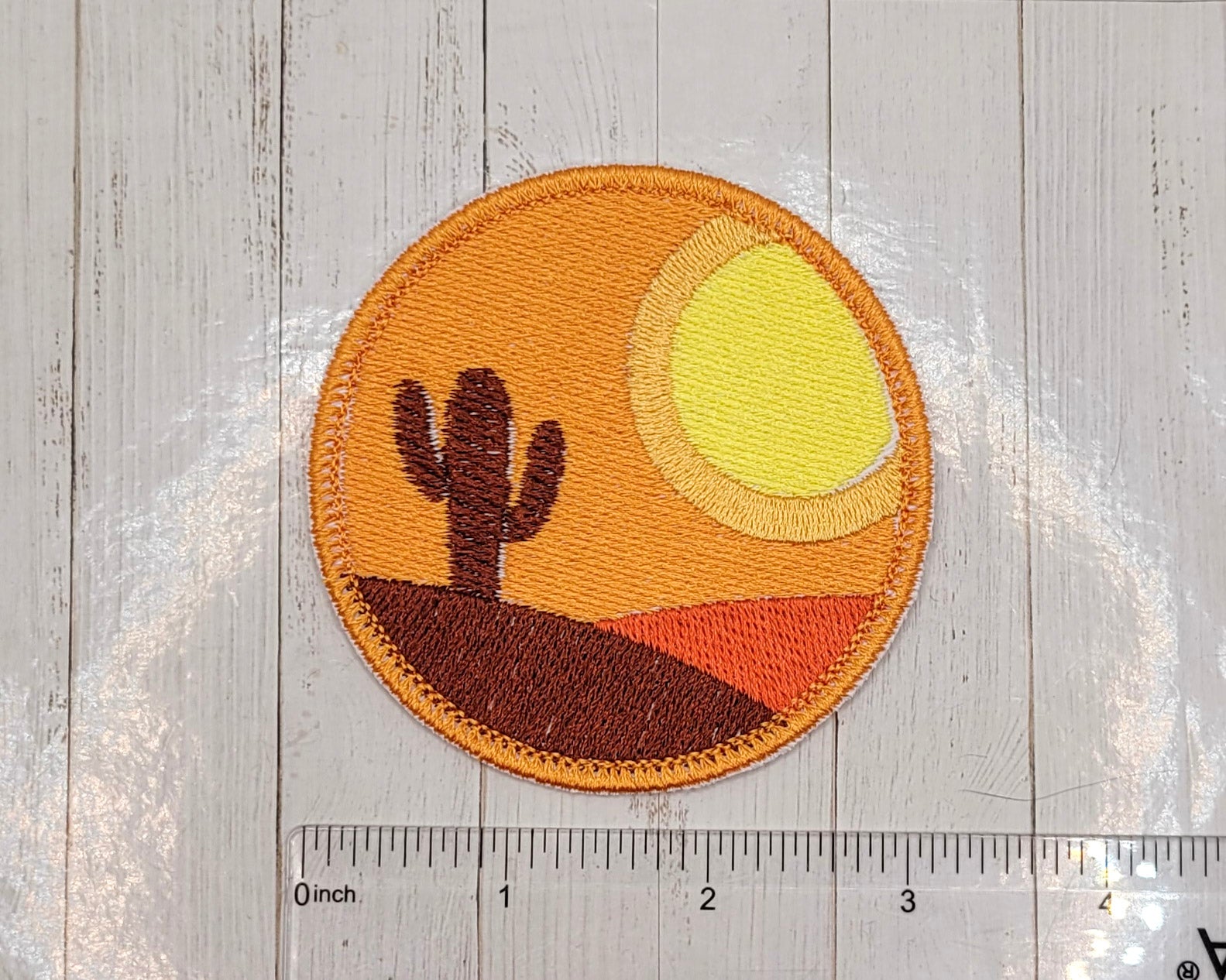 Desert Sunset Embroidered Patch