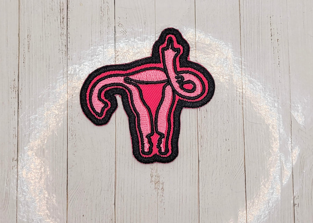 FU Uterus Embroidered Patch
