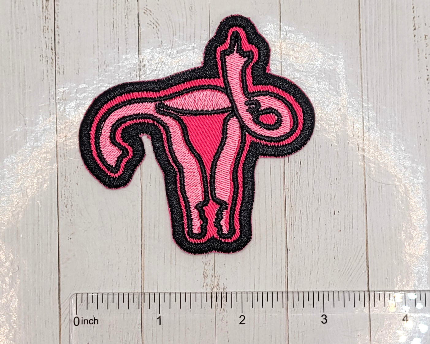 FU Uterus Embroidered Patch