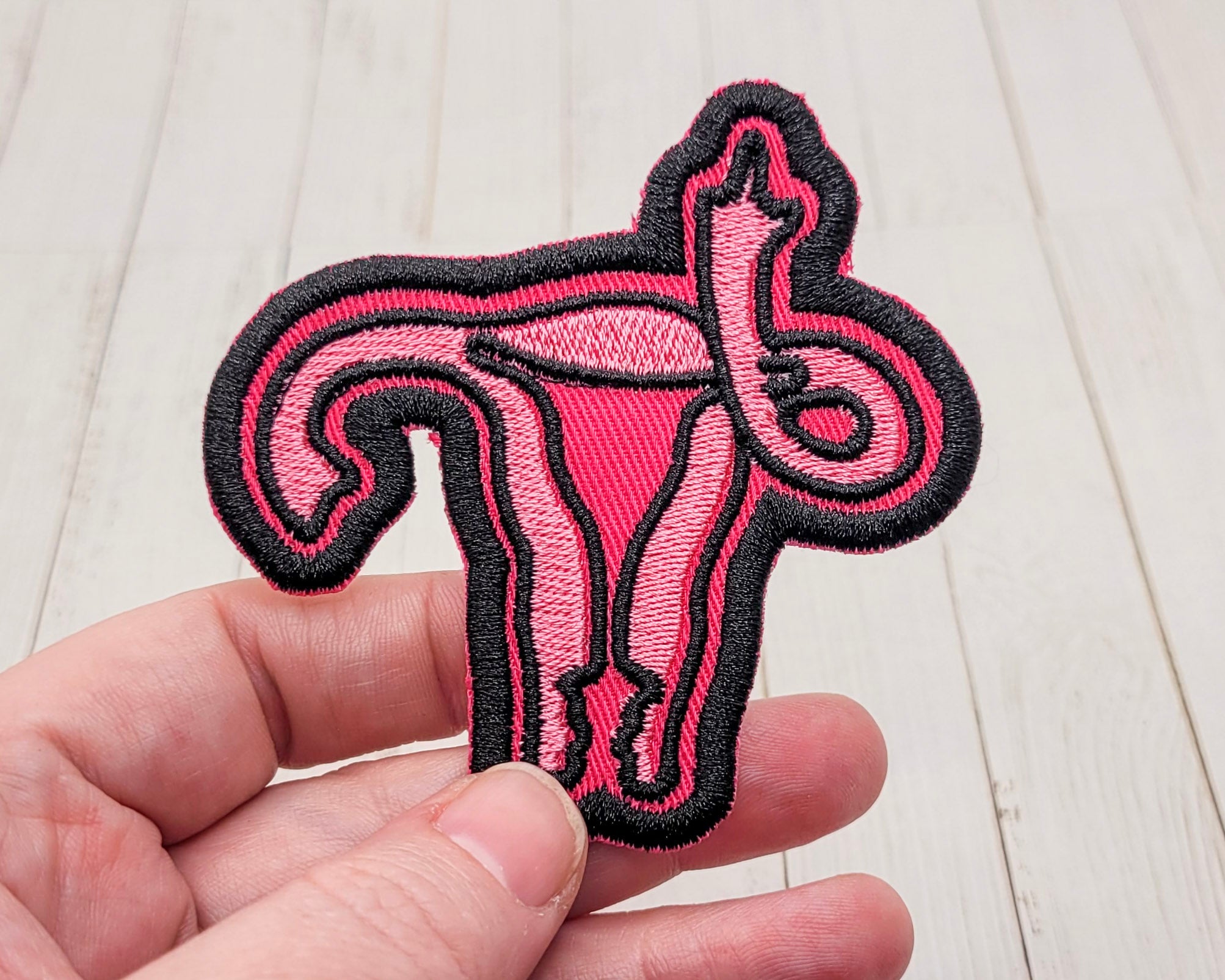 FU Uterus Embroidered Patch