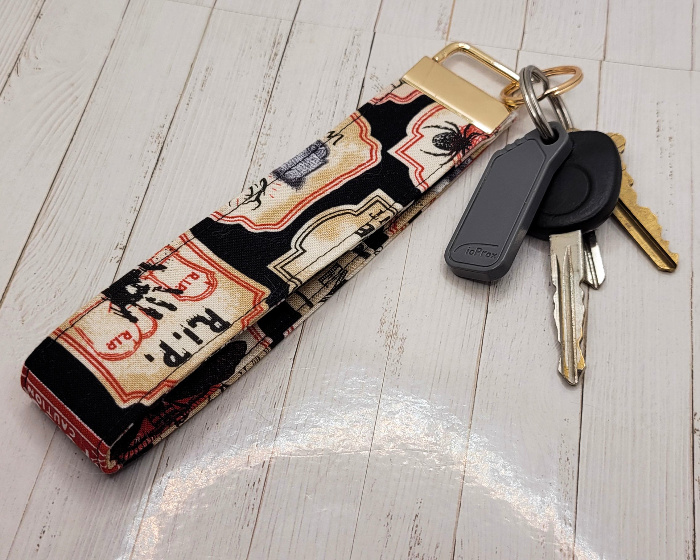 Nevermore Wristlet Key Strap